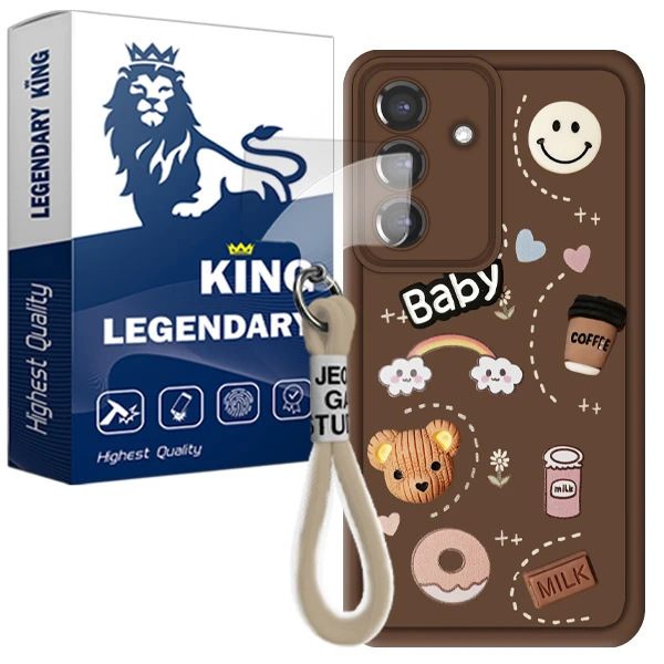 کاور لجندری کینگ مدل B2-Baby-21 مناسب برای گوشی موبایل سامسونگ Galaxy S23 FE به همراه بندآویز