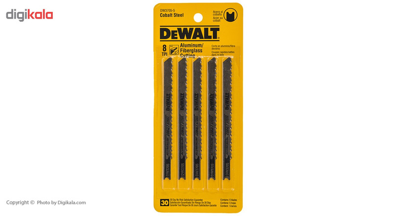 تیغه اره عمودبر دیوالت مدل DW3705-5 بسته 5 عددی تیغه اره عمودبر دیوالت مدل DW3705-5 بسته 5 عددی