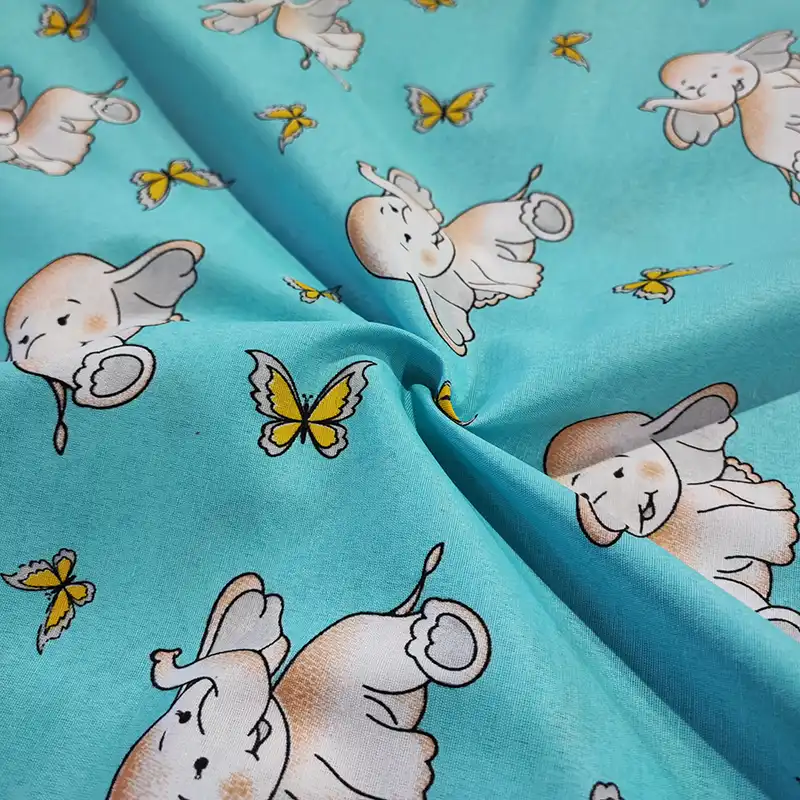 پارچه ملحفه مدل کودک طرح دامبو کد D2