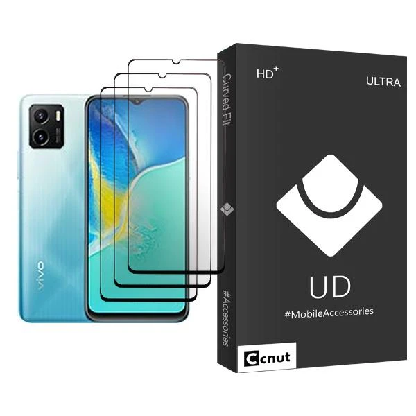 محافظ صفحه نمایش سرامیکی کوکونات مدل UDB Glass3 مناسب برای گوشی موبایل ویوو Y15s بسته سه عددی