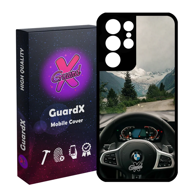 کاور گارد ایکس طرح BMW مدل Glass10346 مناسب برای گوشی موبایل سامسونگ Galaxy S21 Ultra