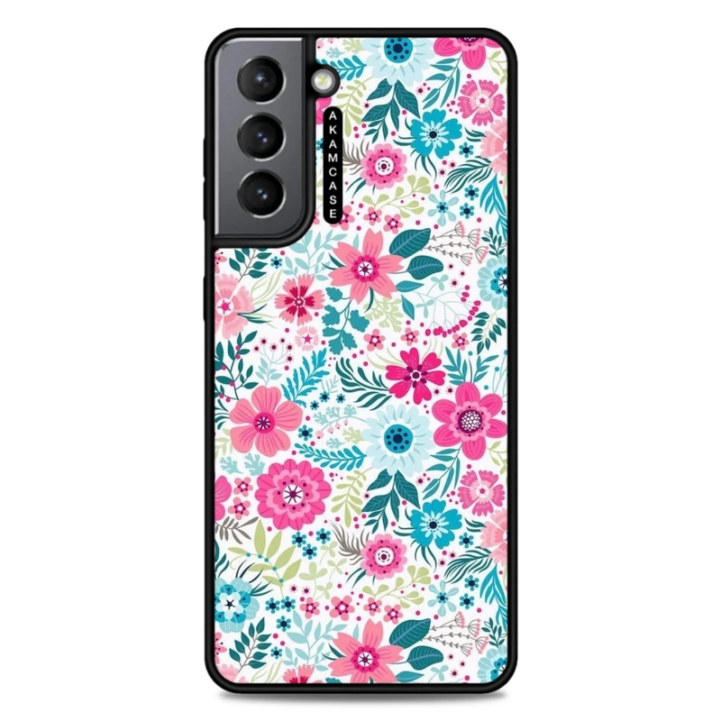 کاور آکام مدل AMC-WSGS21-FLOWERS2 مناسب برای گوشی موبایل سامسونگ Galaxy S21