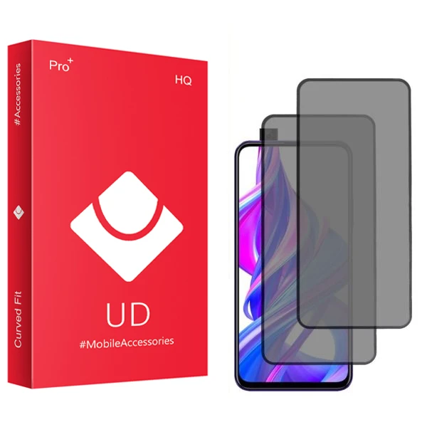 محافظ صفحه نمایش حریم شخصی یو دی مدل HQ مناسب برای گوشی موبایل هوآوی Y9 Prime 2019 بسته دو عددی