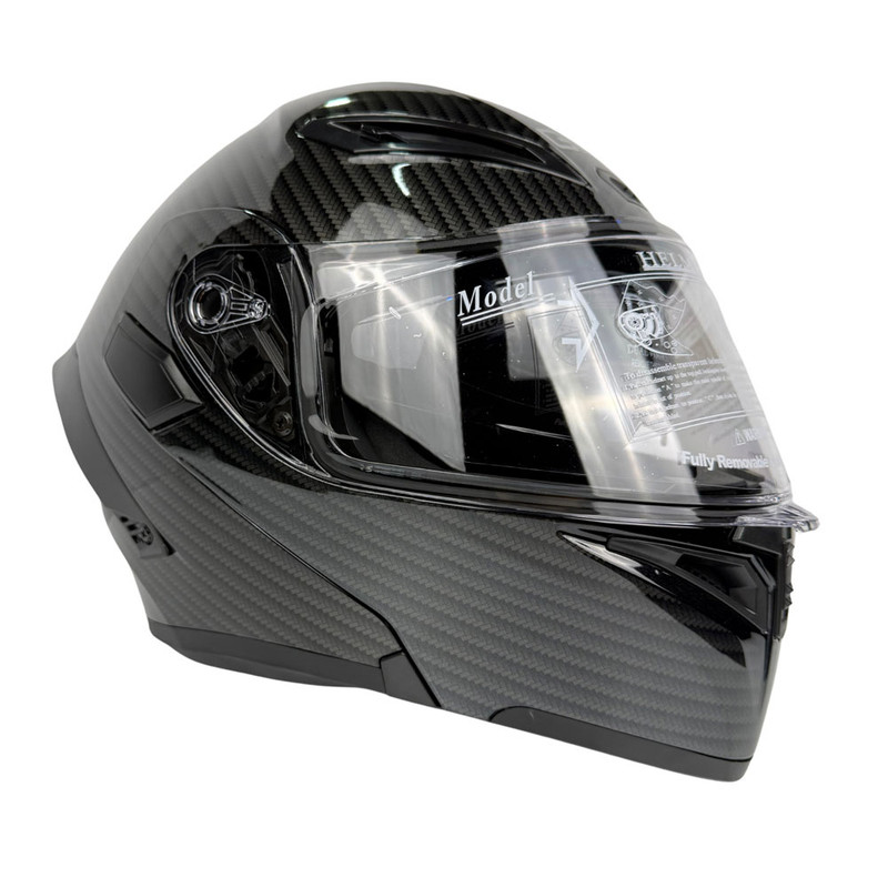 کلاه کاسکت فک متحرک کایک مدل 772 طرح carbon