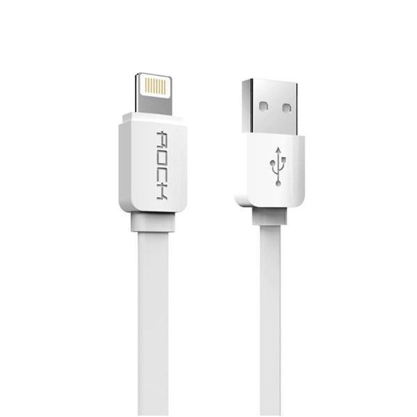 کابل تبدیل USB به لایتنینگ راک مدل S05 Flat Cable طول 1 متر کابل تبدیل USB به لایتنینگ راک مدل S05 Flat Cable طول 1 متر