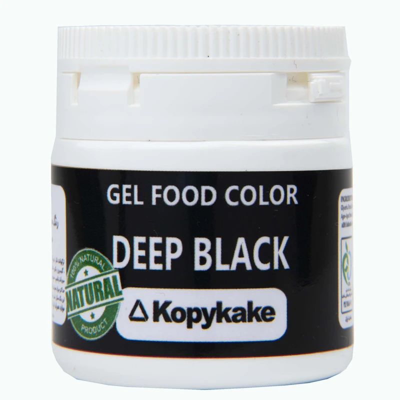 رنگ خوراکی ژله ای مشکی مطلق کپی کیک - 35 گرم