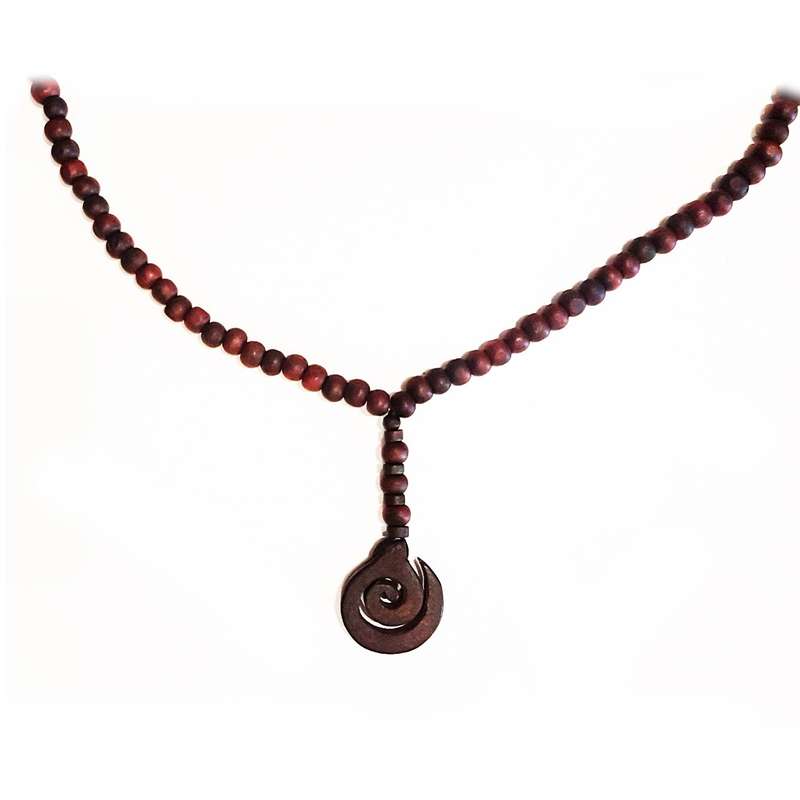 گردنبند چوبی دست ساز مدل ققنوس گردنبند چوبی دست ساز مدل ققنوس