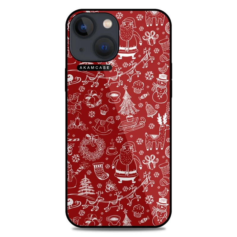 کاور آکام مدل AMC-WA13M-CHRISTMAS-20 مناسب برای گوشی موبایل اپل iPhone 13 Mini