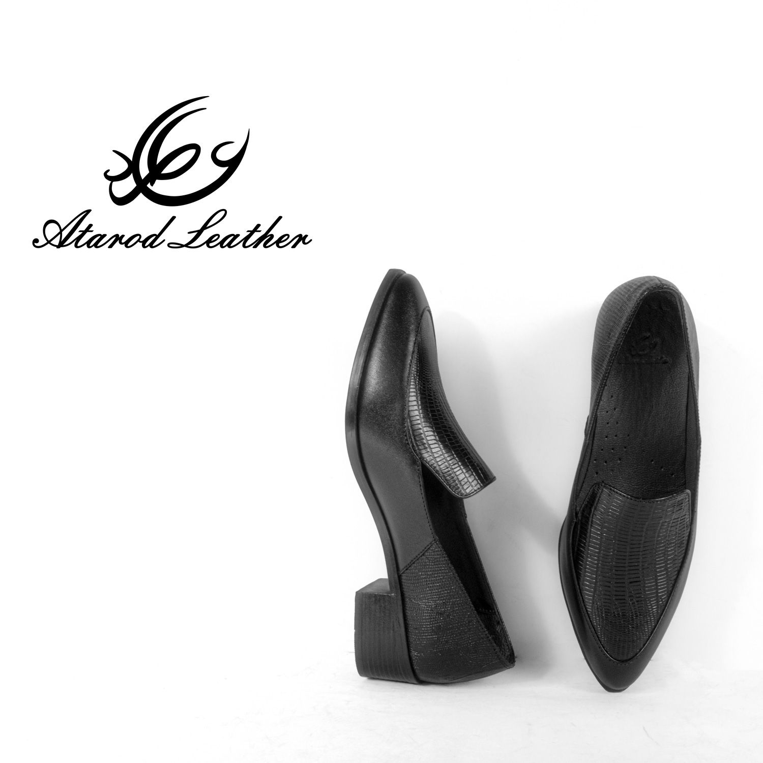 کفش زنانه چرم عطارد مدل چرم طبیعی کد SH208 -  - 5