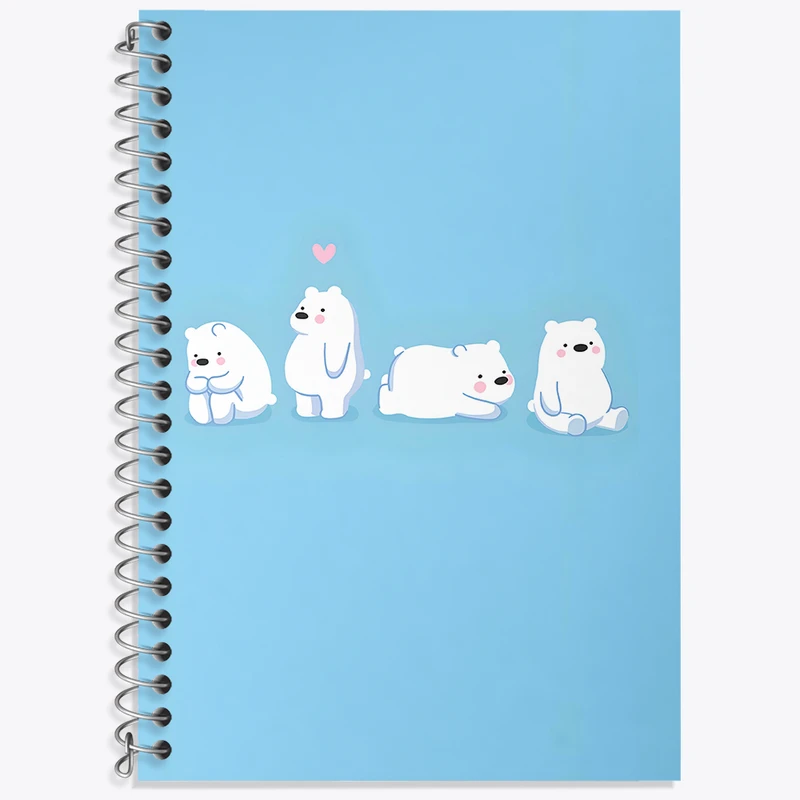 دفتر لغت 50 برگ خندالو طرح خرس بامزه کد N2749