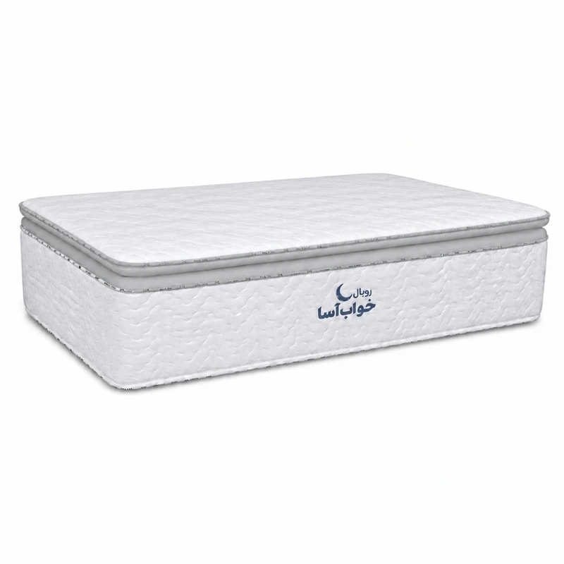 تشک طبی فنری رویال خواب آسا مدل ORGANIC PAD یک نفره سایز ۹۰×۲۰۰ سانتی متر