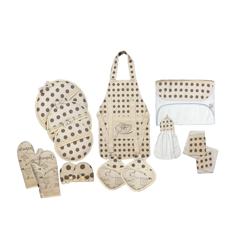 ست سرویس آشپزخانه 14 تکه صفاهوم مدل خالدار 12589-2