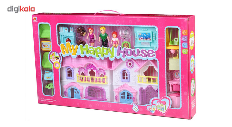 اسباب بازی خانه عروسکی مدل MY HAPPY HOUSE اسباب بازی خانه عروسکی مدل MY HAPPY HOUSE