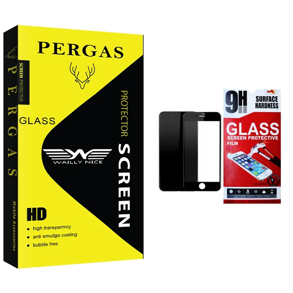 محافظ صفحه نمایش وایلی نایس مدل Pergas Glass مناسب برای گوشی موبایل اپل Iphone 8Plus