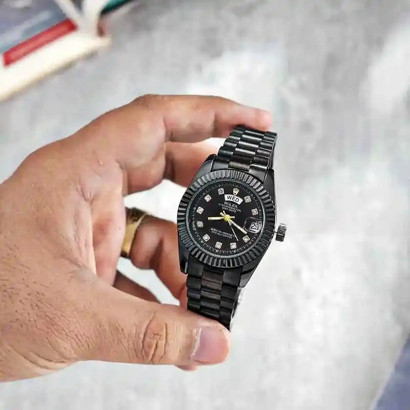 ست ساعت مچی عقربه ای زنانه و مردانه مدل دی دیت 04