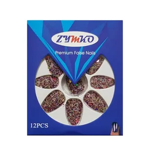 ناخن مصنوعی زیمکو کد 2391 بسته 12 عددی