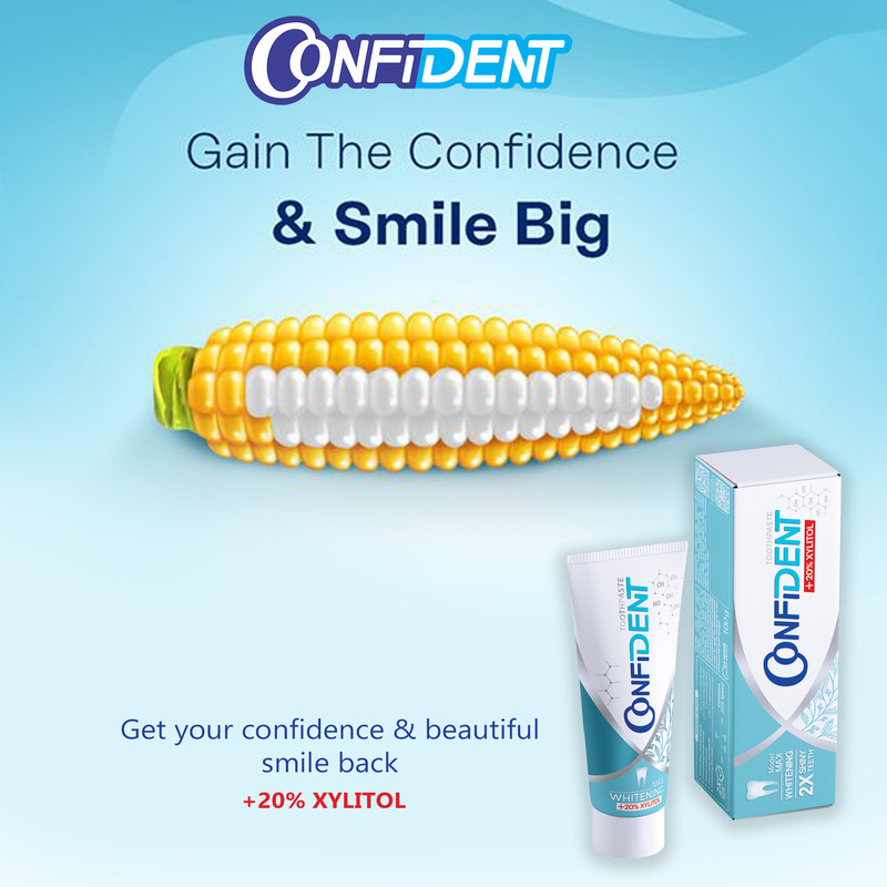 خمیر دندان کانفیدنت مدل Whitening-Max حجم 100 گرم