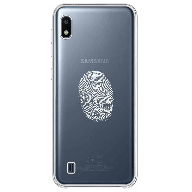 کاور مگافون طرح اثر انگشت مدل C62-W مناسب برای گوشی موبایل سامسونگ Galaxy A10