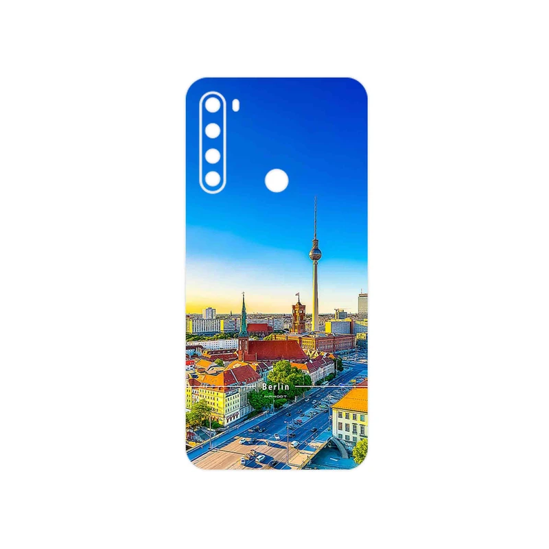 برچسب پوششی ماهوت مدل City of Berlin مناسب برای گوشی موبایل شیائومی Redmi Note 8 2021