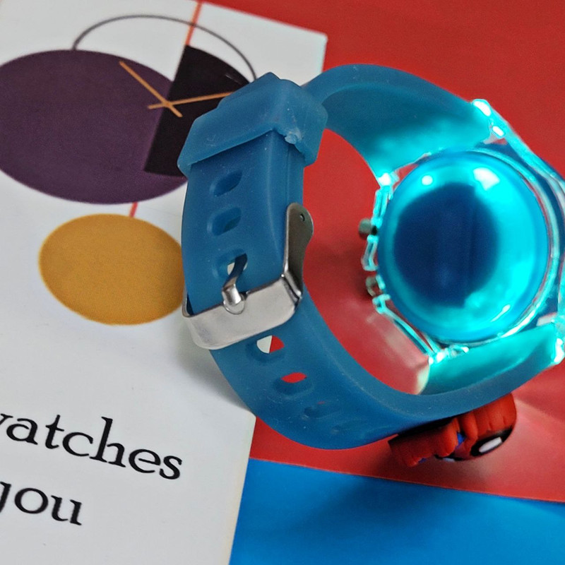 ساعت مچی  عقربه ای مدل چراغدار کد 02