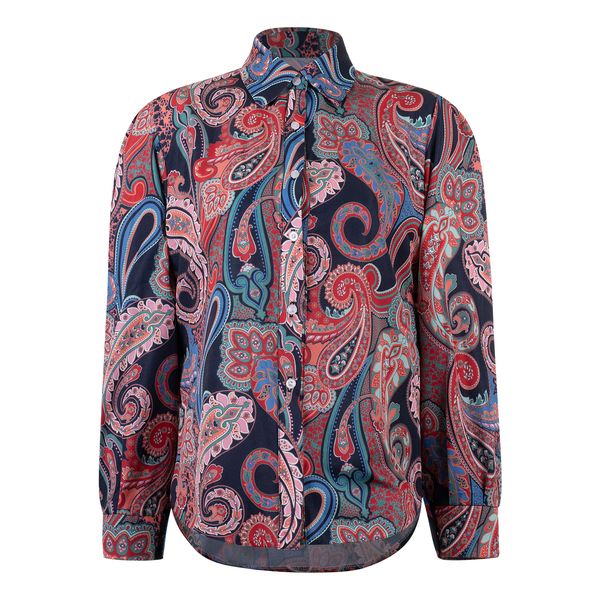 شومیز آستین بلند زنانه مدل ترمه کد blbbt101