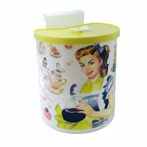 سطل زباله کابینتی مدل سیما کد YEL55