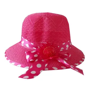 کلاه آفتابگیر بچگانه طرح خال خالی