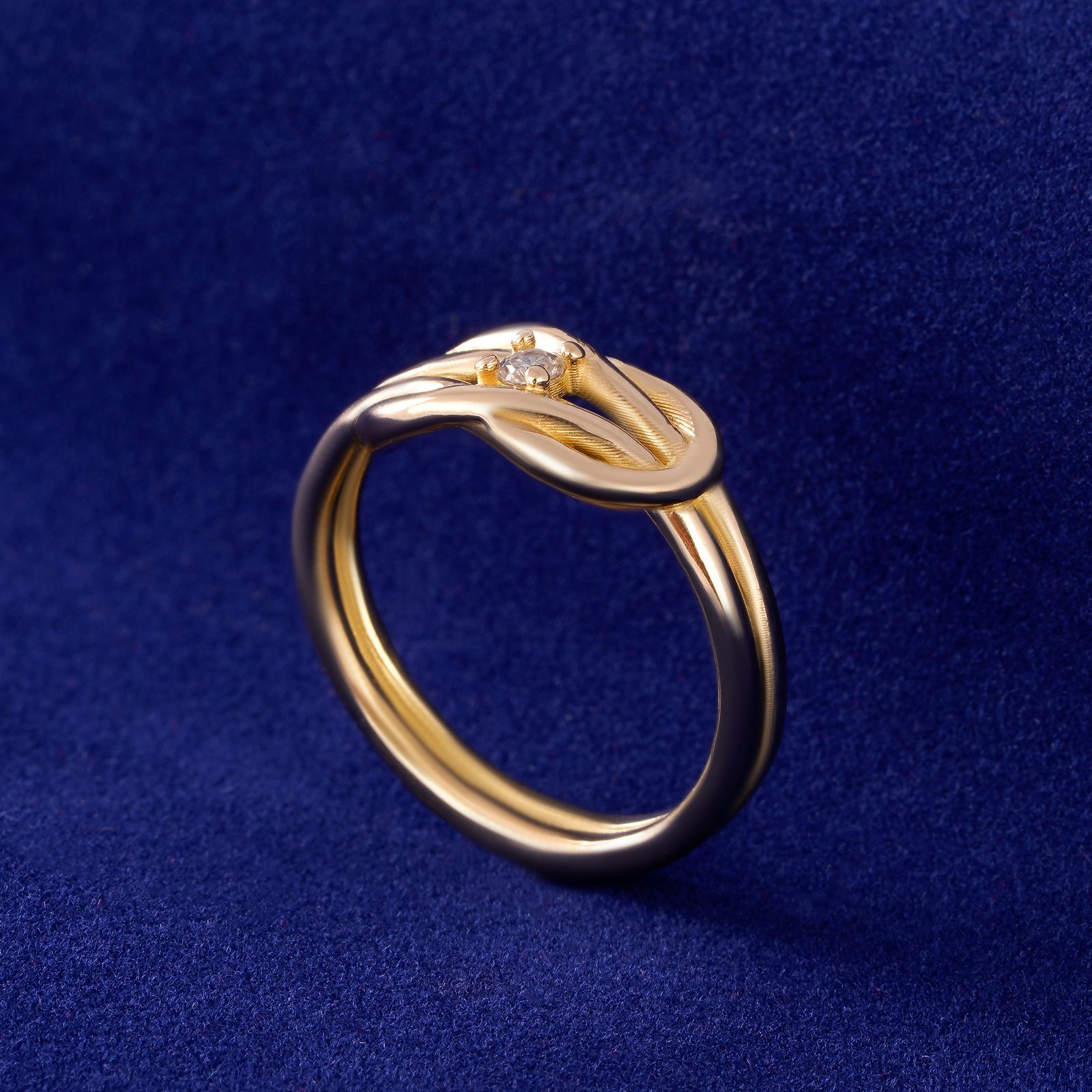انگشتر طلا 18 عیار زنانه جواهری سون مدل 3621 -  - 3