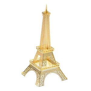 نقد و بررسی پازل سه بعدی فلزی مدل برج ایفل طلایی توسط خریداران