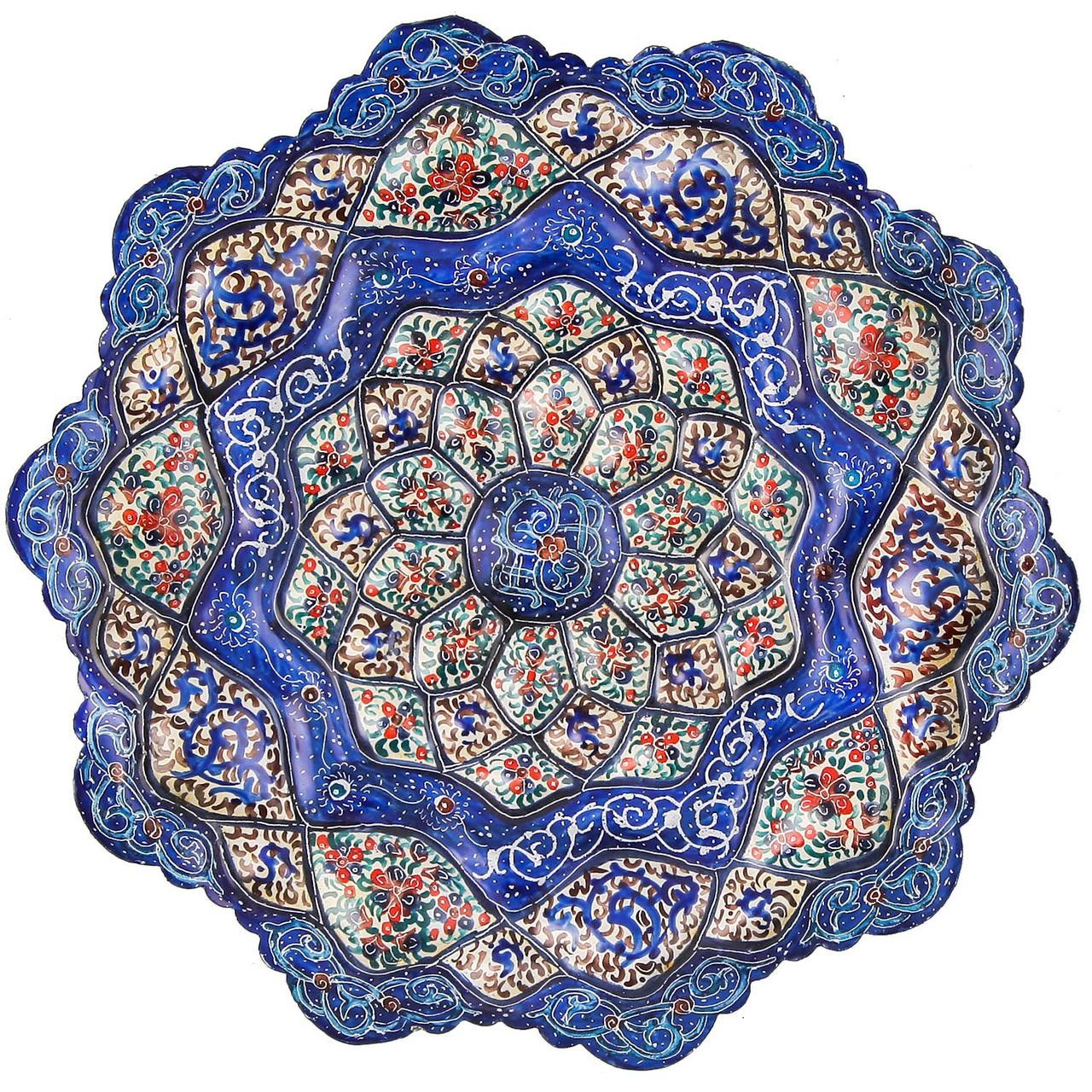 بشقاب مسی میناکاری گالری شباهنگ کد 297007