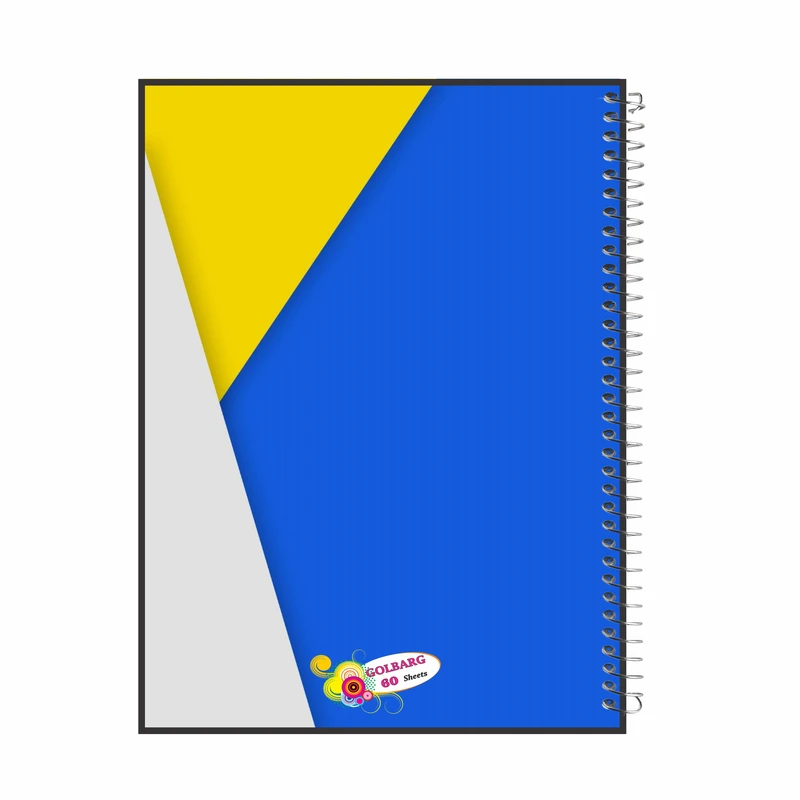 دفتر مشق 60 برگ گلبرگ طرح دبیرستانی کد 602063