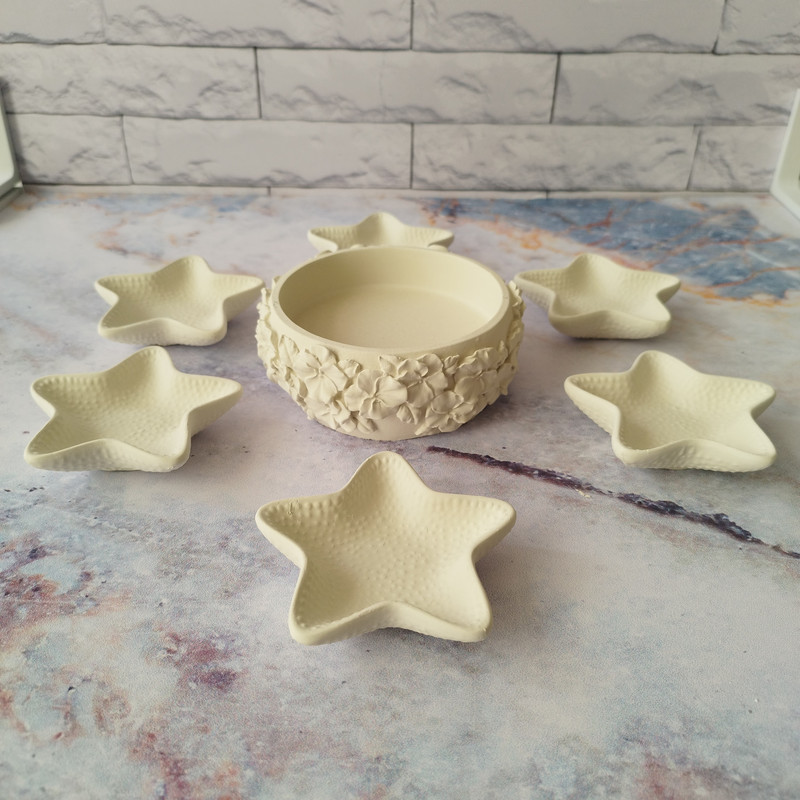 مجموعه ظروف هفت سین 7 پارچه مدل دایانا