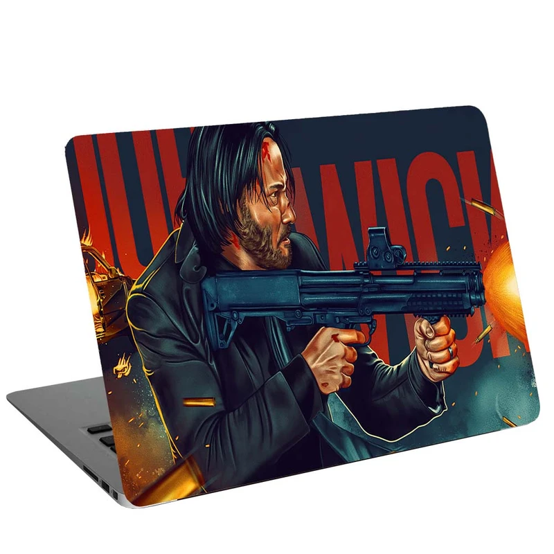 استیکر لپ تاپ طرح john wick G-1919 مناسب برای لپ تاپ 15.6 اینچ 