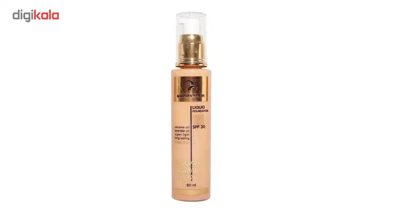 کرم پودر گیاهی مروان خیر مدل هلویی روشن شماره 303 حجم 80 میلی لیتر