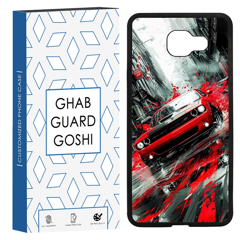 کاور قاب گارد گوشی طرح ماشین کد TPU-091 مناسب برای گوشی موبایل سامسونگ Galaxy A7 2016 / A710