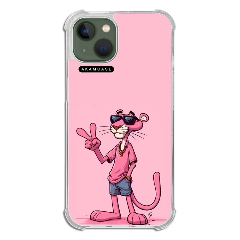 کاور آکام مدل AMC-WTA13-PINK PANTHER10 مناسب برای گوشی موبایل اپل iPhone 13