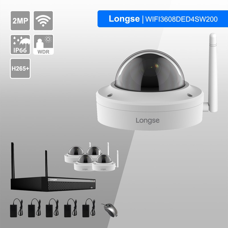 سیستم امنیتی لانگسی مدل WIFI3608DED4SW200 1