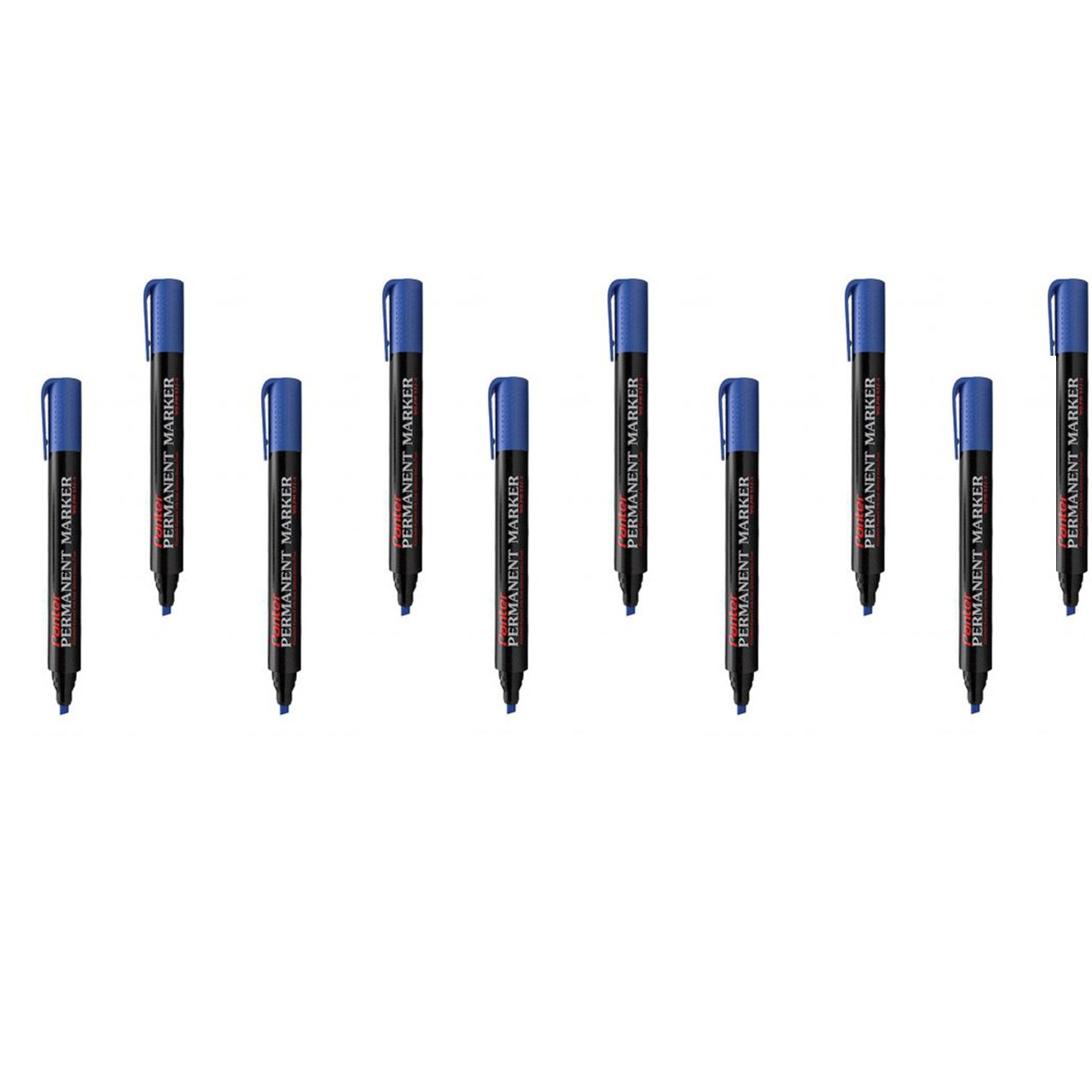ماژیک پرمننت آبی  پنتر مدل Permanent Marker بسته 10 عددی