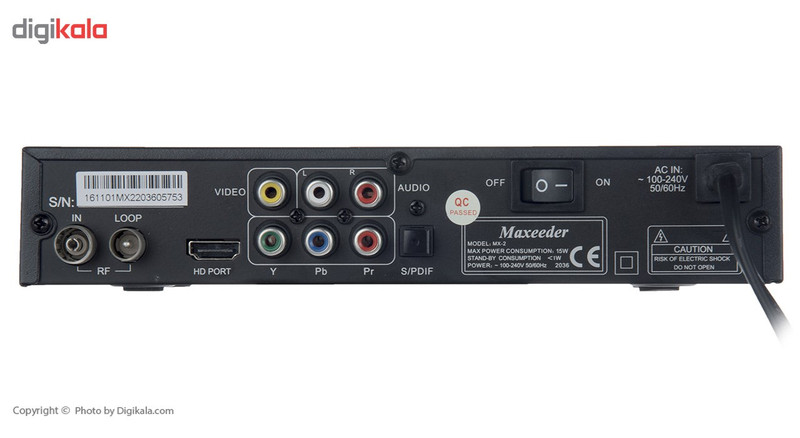گیرنده دیجیتال مکسیدر مدل MX-2 2036 به همراه کابل HDMI