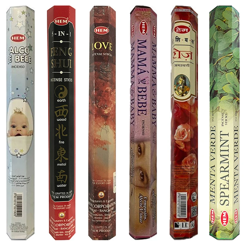 عود هم(HEM) مدل ترکیبی کد Mix18 مجموعه 6 عددی