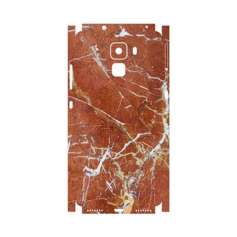 برچسب پوششی ماهوت مدل Red Marble-FullSkin مناسب برای گوشی موبایل آنر 7