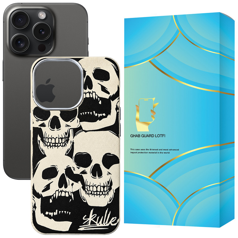 کاور قاب گارد لطفی مدل SKELET مناسب برای گوشی موبایل اپل iPhone 15 Pro
