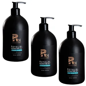پک مراقبت مو روآ دو بیوتی مدل Royal Keratin حجم 500 میلی لیتر بسته 3 عددی