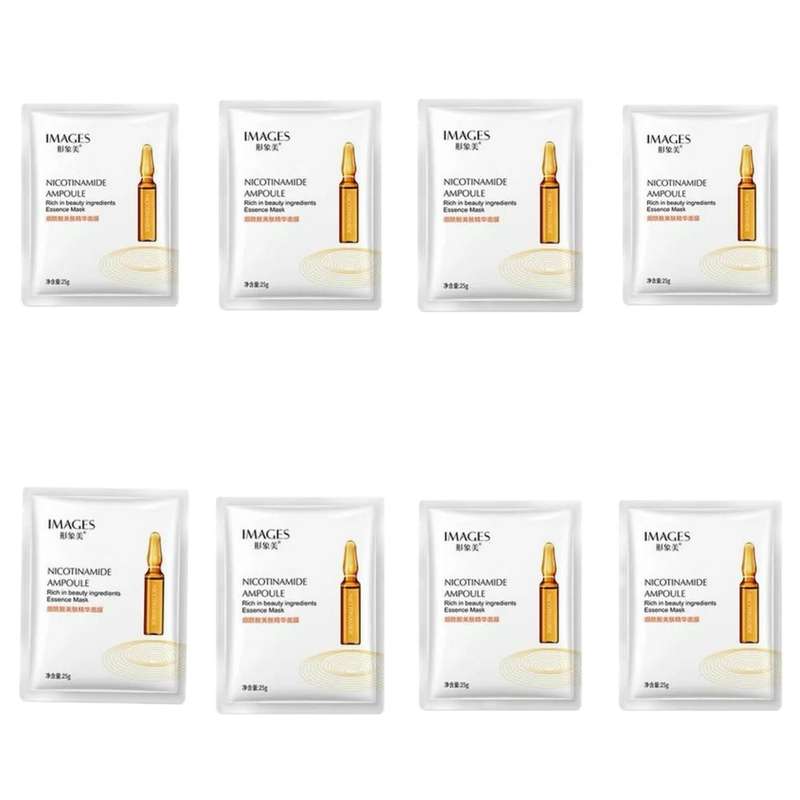 ماسک صورت ایمجز مدل Nicotinamide Ampoule وزن 25 گرم بسته 8 عددی