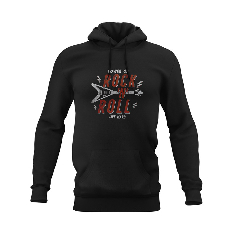 هودی مردانه پاتیلوک مدل Rock N Rooll کد 331619