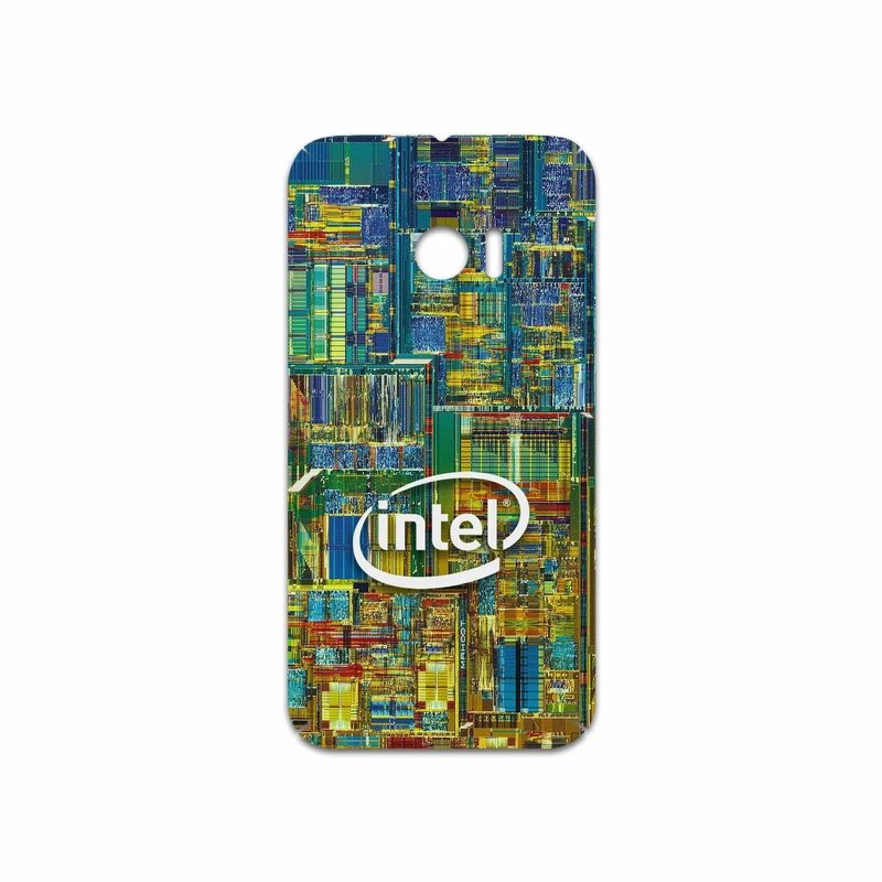 برچسب پوششی ماهوت مدل Intel Brand مناسب برای گوشی موبایل اچ تی سی 10