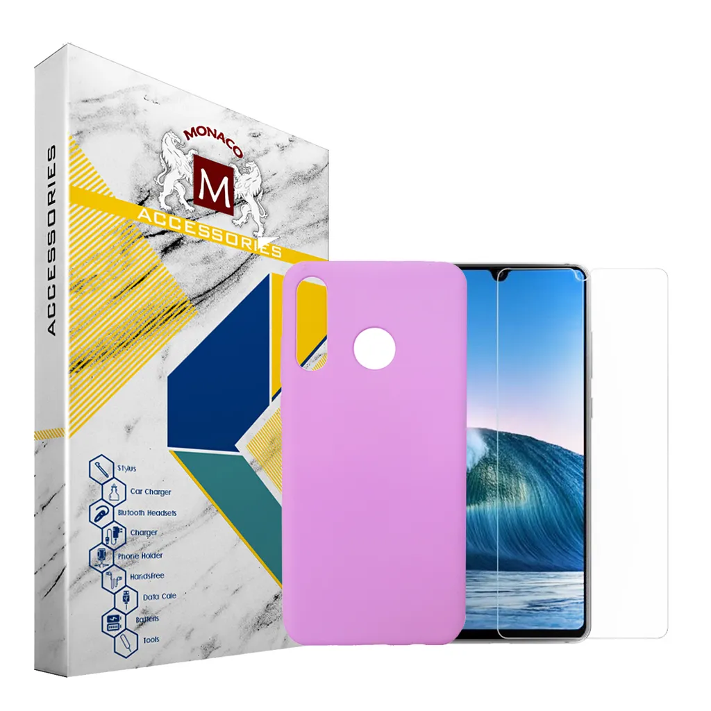 کاور موناکو مدل Sn145 مناسب برای گوشی موبایل هوآوی P30 lite به همراه محافظ صفحه نمایش