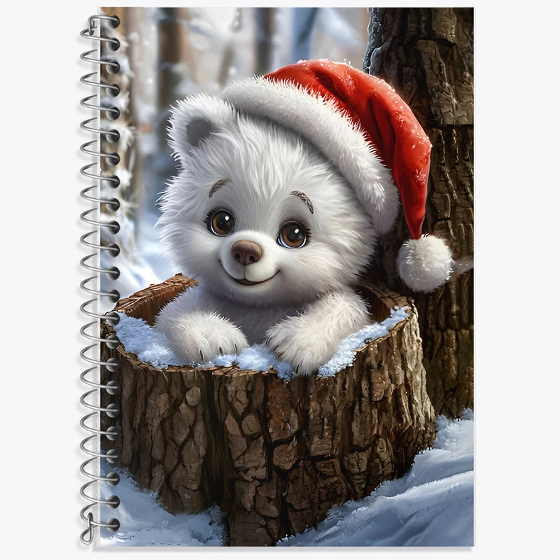 دفتر لغت 50 برگ خندالو طرح خرس بامزه کد F7229