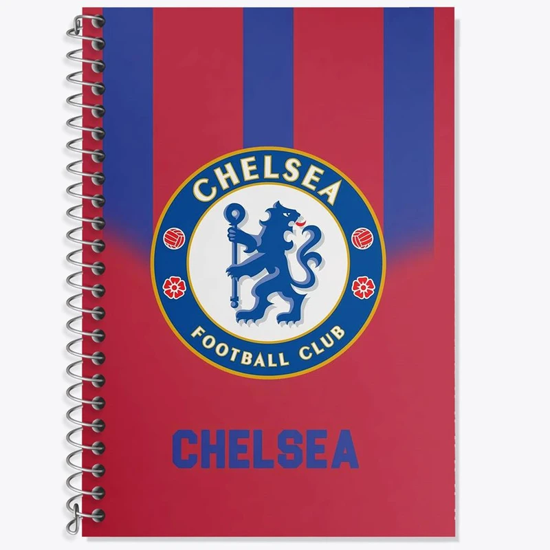 دفتر زبان 50 برگ خندالو مدل سه خط طرح باشگاه چلسی کد 26545