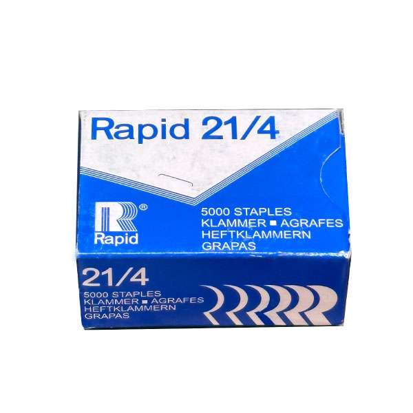 سوزن منگنه راپید کد 77 سایز 21/4 بسته 5000 عددی